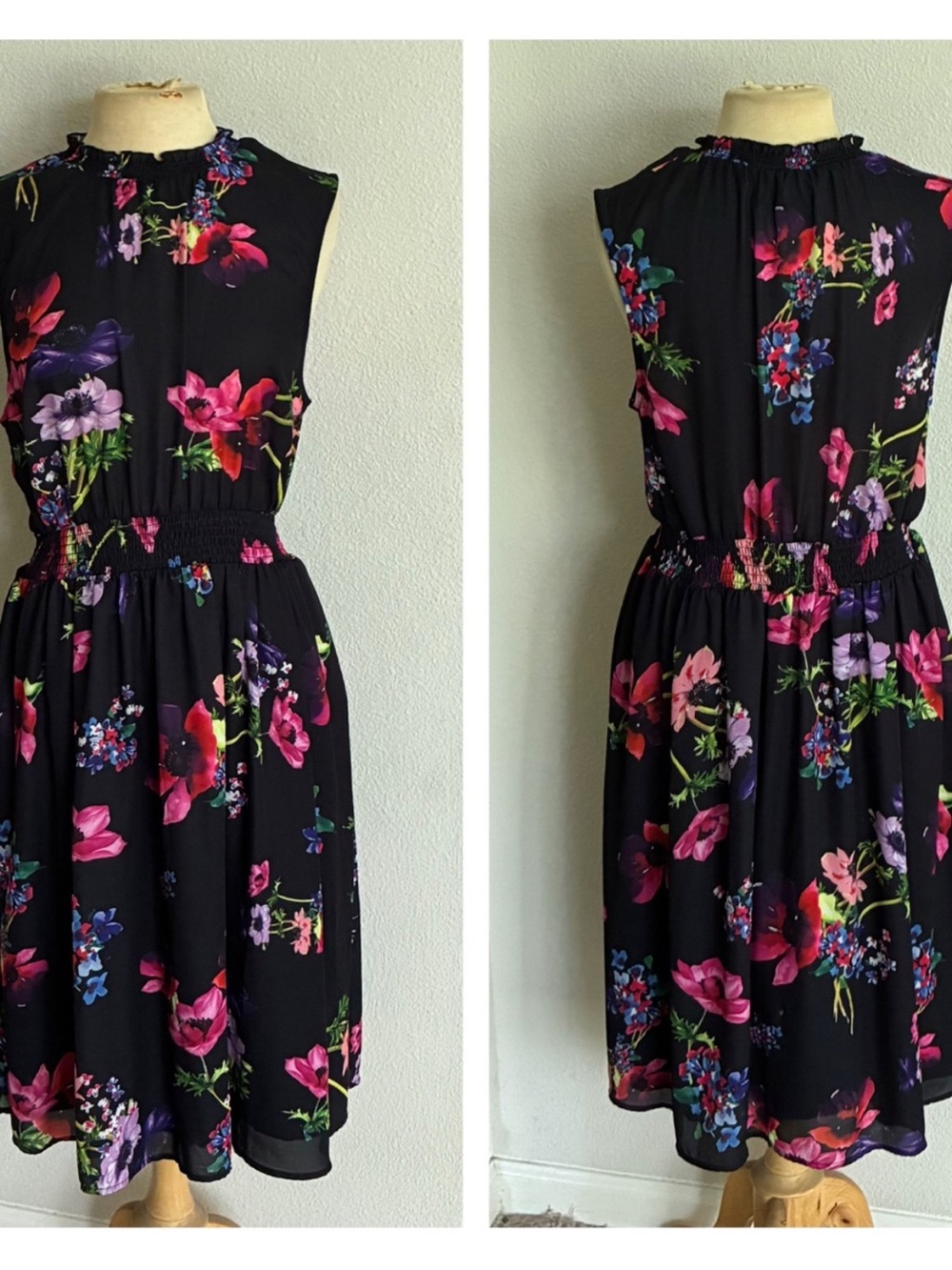 ModCloth floral dress with pockets
